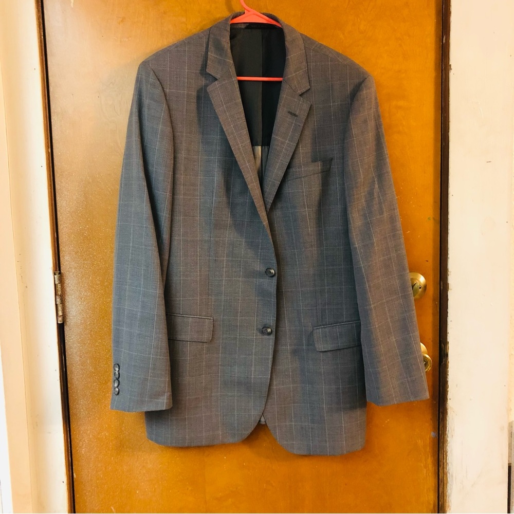 Hugo Boss blazer.  44L. Gray.